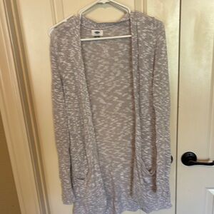 Old Navy Light Gray Cardigan